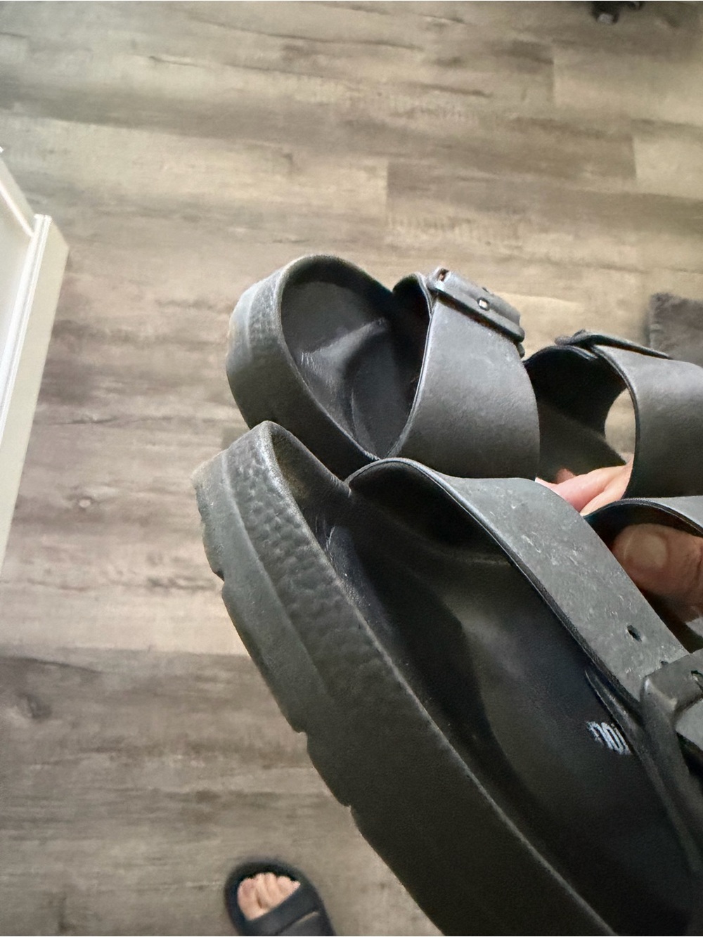 Birkenstock Arizona EVA Black Slide Sandals 38 - Picture 3 of 4